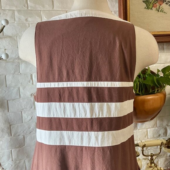 Free People free-est St. Tropez Tunic Striped Beach Mini Dress Cover-Up - Picture 9 of 12